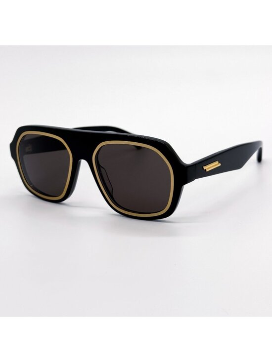 NEW BOTTEGA VENETA SUNGLASSES BV1217S 001 WOMEN BLACK EYEWEAR main image 6